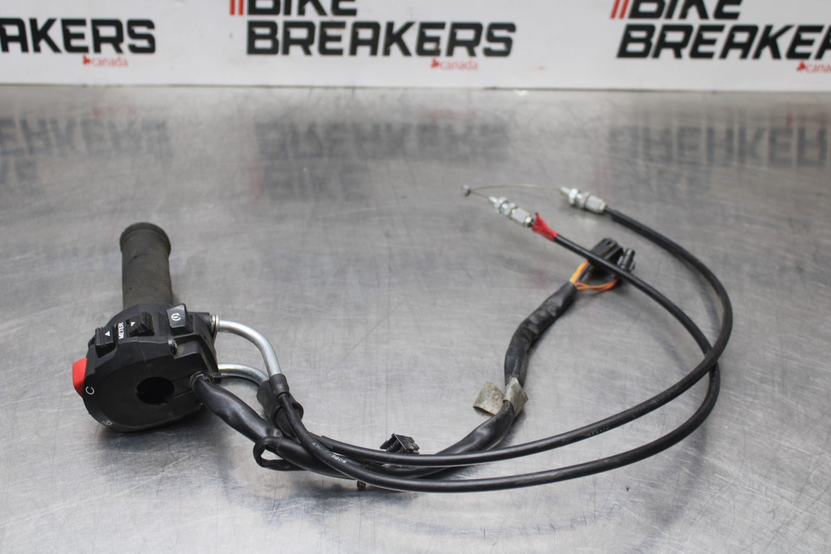 09 SUZUKI GSXR1000 RIGHT CLIP ON HANDLE KILL OFF START SWITCH SWITCHES BB777
