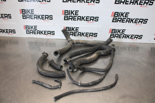 06-07 HONDA INTERCEPTOR 800 VFR800 RADIATOR HOSES COOLANT WATER PIPES BB917