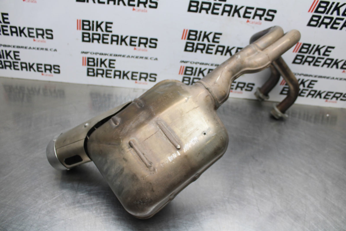 14-17 YAMAHA FZ07 FULL EXHAUST SYSTEM HEADERS PIPE MUFFLER BB843