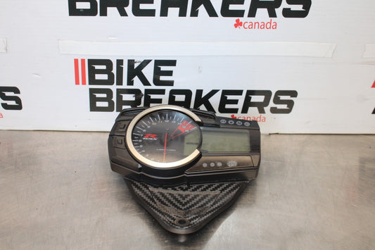 18 SUZUKI GSXR750 10,308KM SPEEDO GAUGES DISPLAY CLUSTER SPEEDOMETER TACH BB891