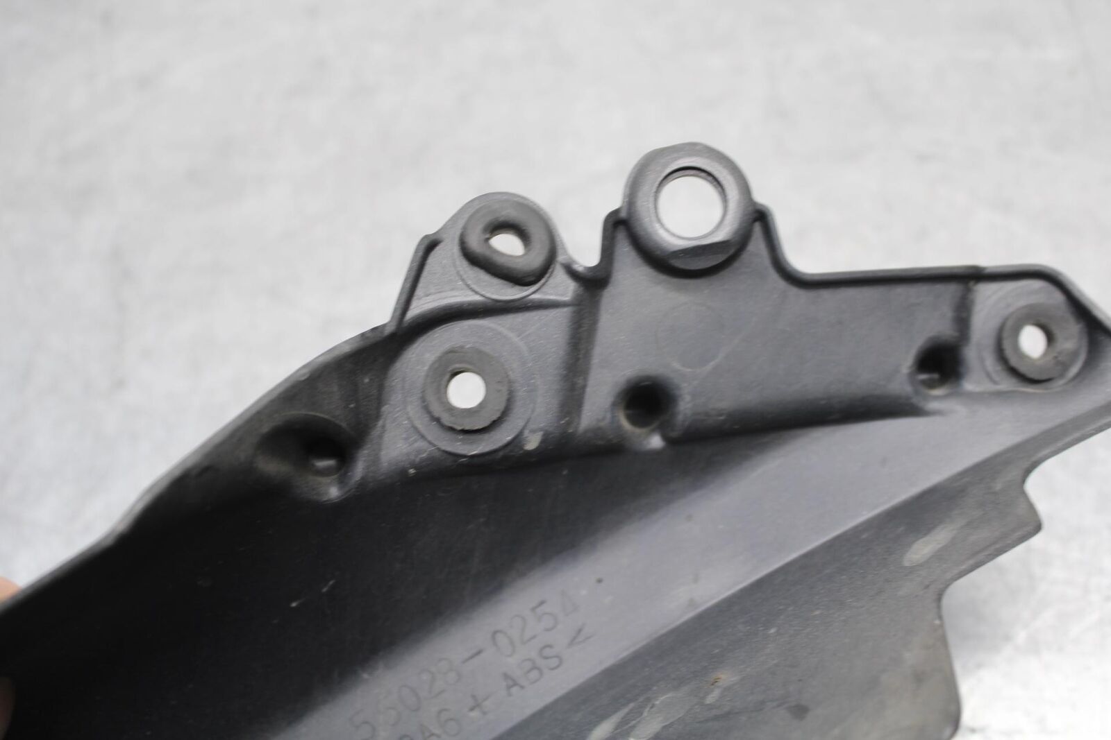 09-12 KAWASAKI NINJA ZX6R LEFT MID SIDE FAIRING COWL BB640