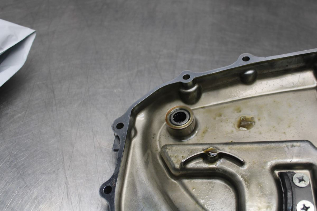 03-08 KAWASAKI VULCAN 1600 CLUTCH SIDE ENGINE MOTOR COVER BB196