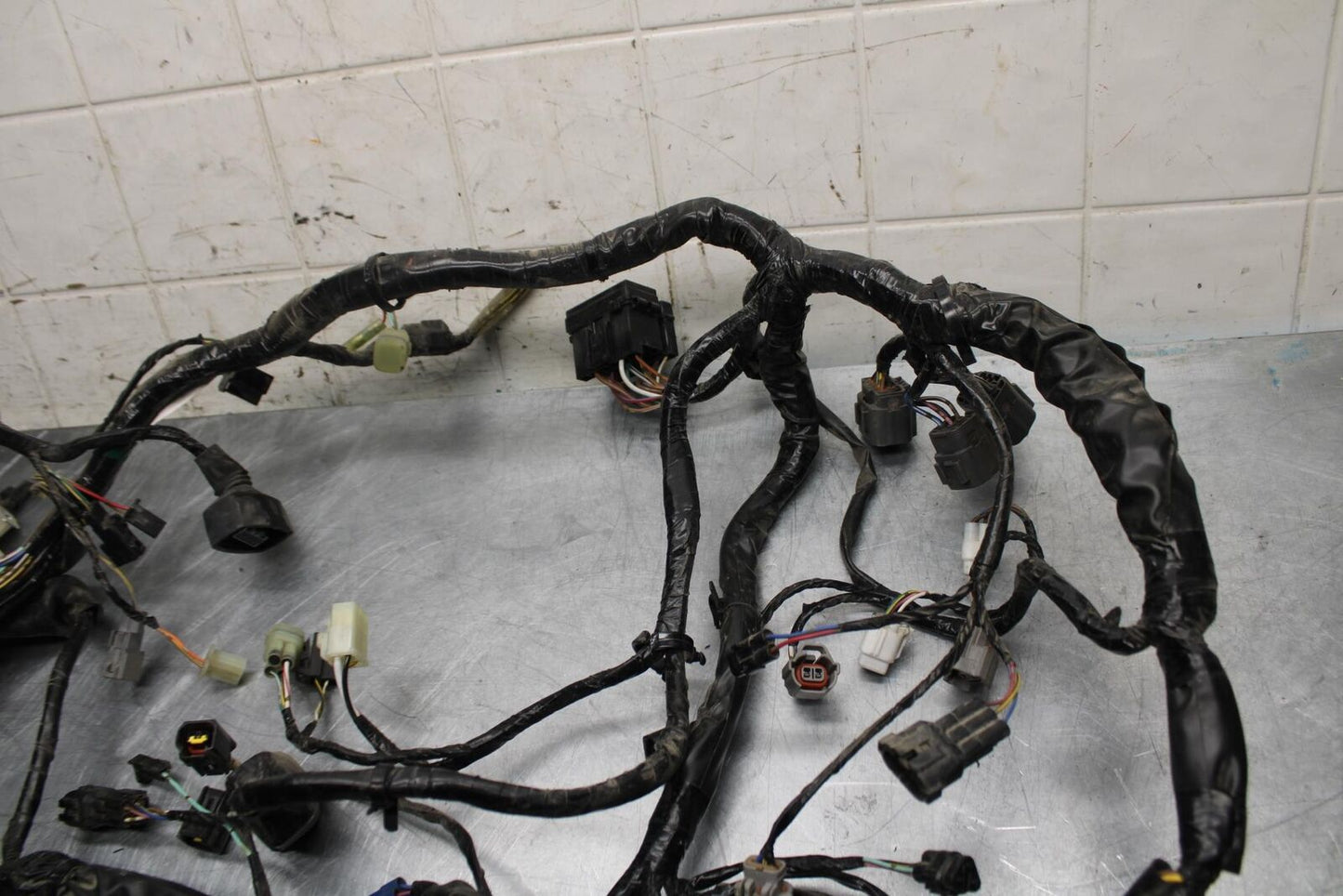 11-14 KAWASAKI VERSYS 650 LE 650C MAIN ENGINE WIRING HARNESS MOTOR WIRE  BB498