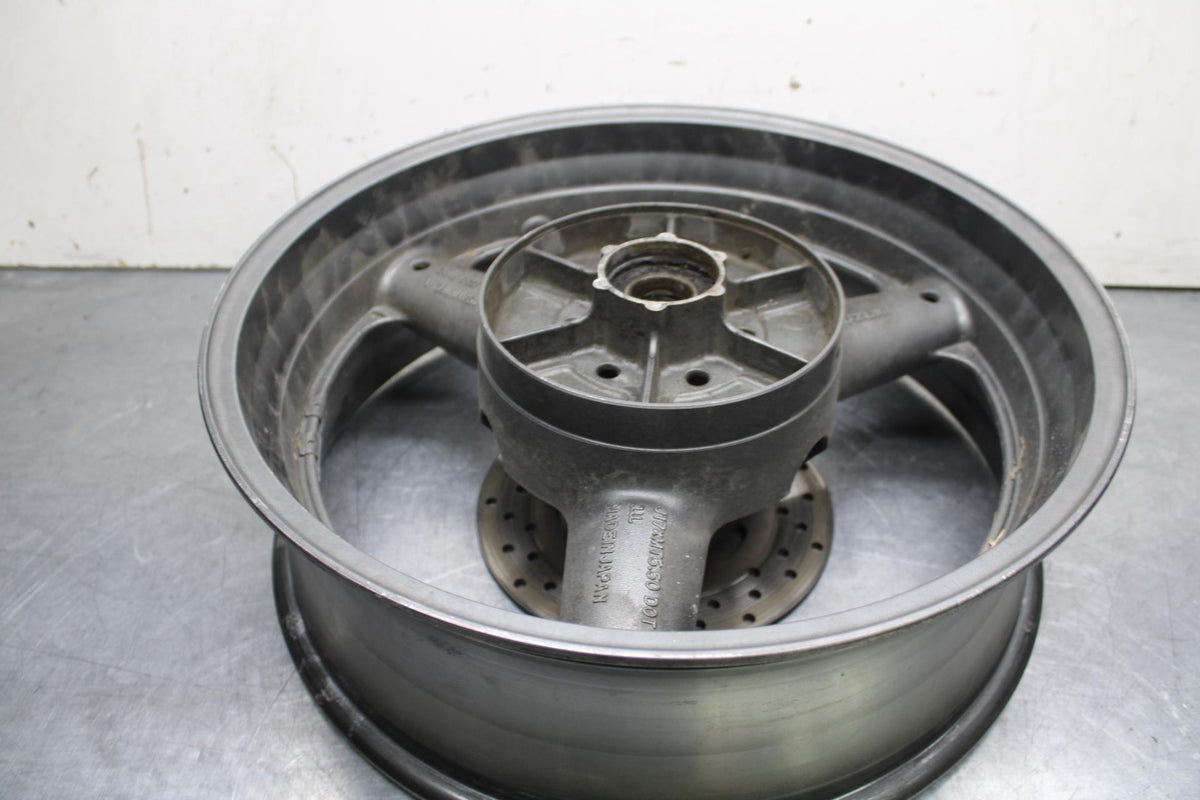 97-98 SUZUKI GSXR 600 SRAD REAR WHEEL AND ROTOR BACK BRAKE DISC BB636