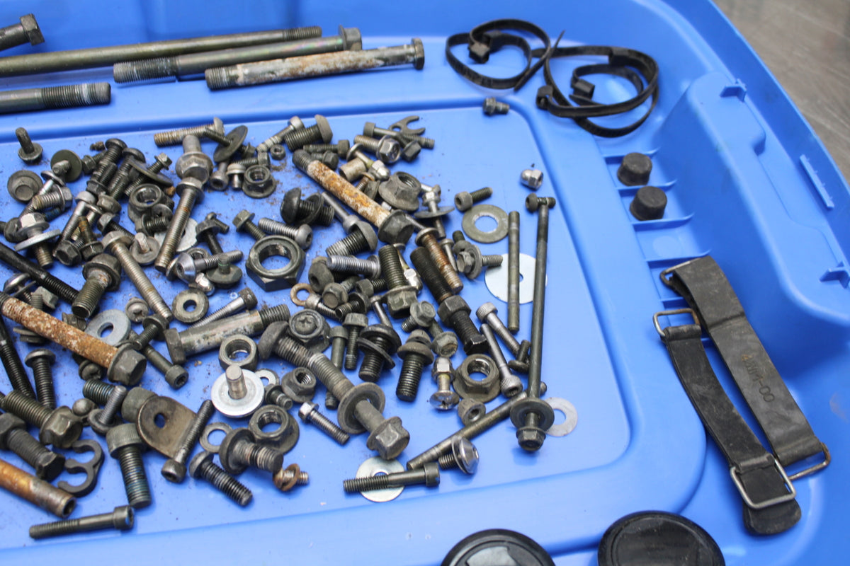 04 YAMAHA ROAD STAR XV1700A MOUNTING BOLTS HARDWARE MOTOR SCREWS BB155