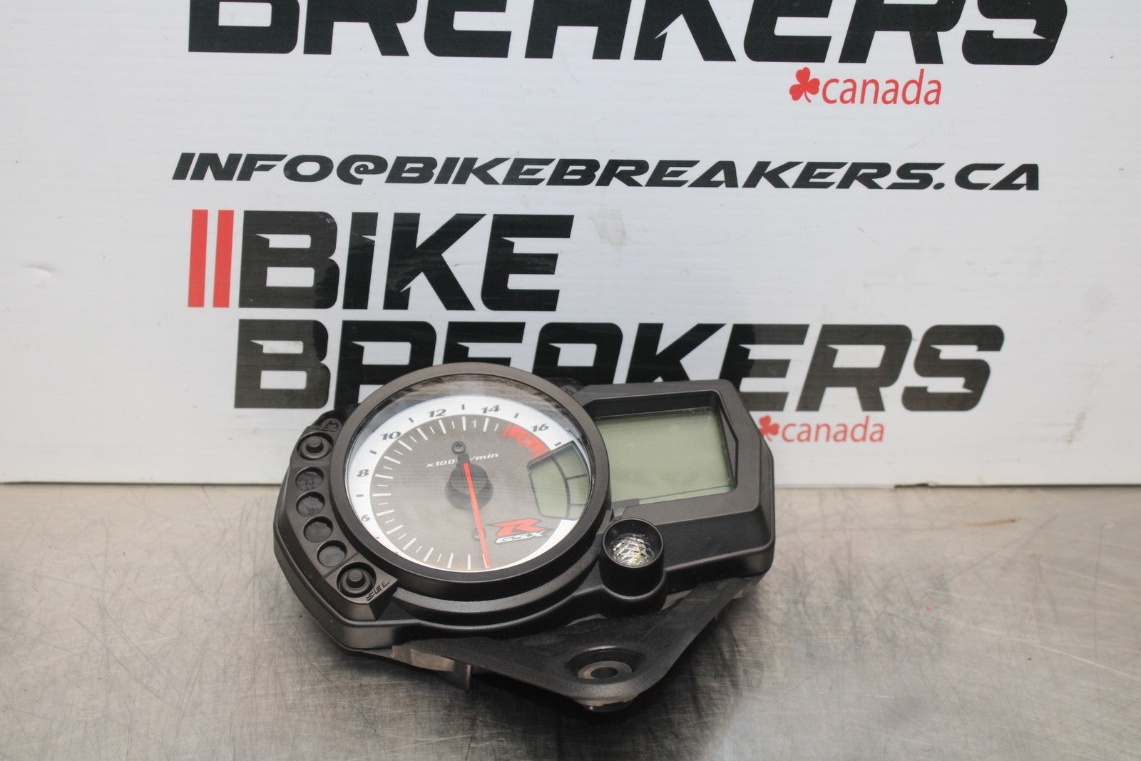 08-10 SUZUKI GSXR 600 SPEEDO GAUGES DISPLAY CLUSTER SPEEDOMETER TACHOMETER BB202