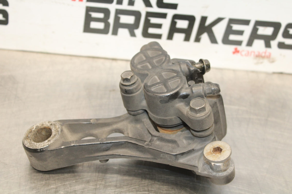 84 HONDA INTERCEPTOR 1000 VF1000F REAR BACK BRAKE CALIPER W MOUNT BRACKET BB878