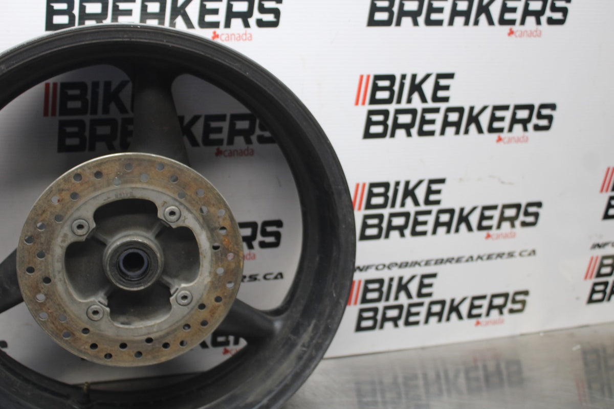 01-06 HONDA CBR600F4I REAR WHEEL BACK RIM & ROTOR BB778