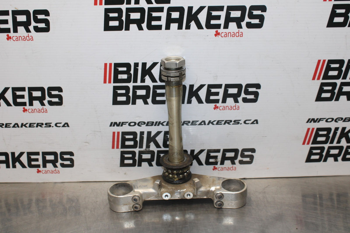 08-09 YAMAHA YZF R6S FRONT FORKS CLAMP LOWER TRIPLE TREE STEM BB796