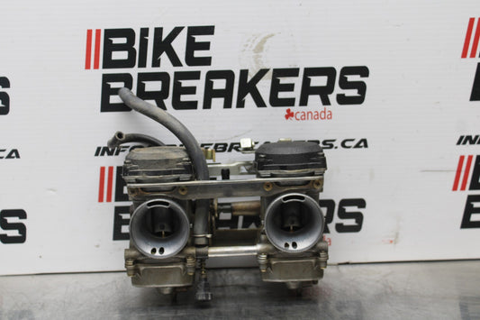 96 KAWASAKI NINJA 500 EX500A CARBS CARBURETORS BB768
