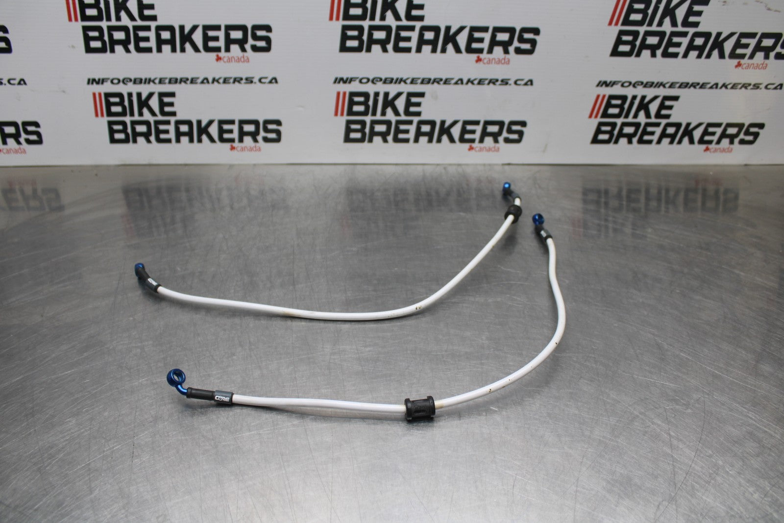 08-10 SUZUKI GSXR 600 CORE FRONT BRAKE CALIPER HOSES LINES BB202