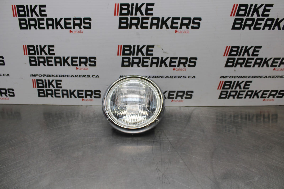 99-09 YAMAHA V STAR 1100 SINGLE HEADLIGHT HEAD LAMP LIGHT BB853