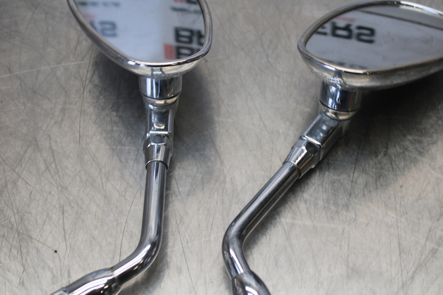 08 MOTO GUZZI BREVA 750 REAR VIEW MIRROR SET PAIR MIRRORS BB154