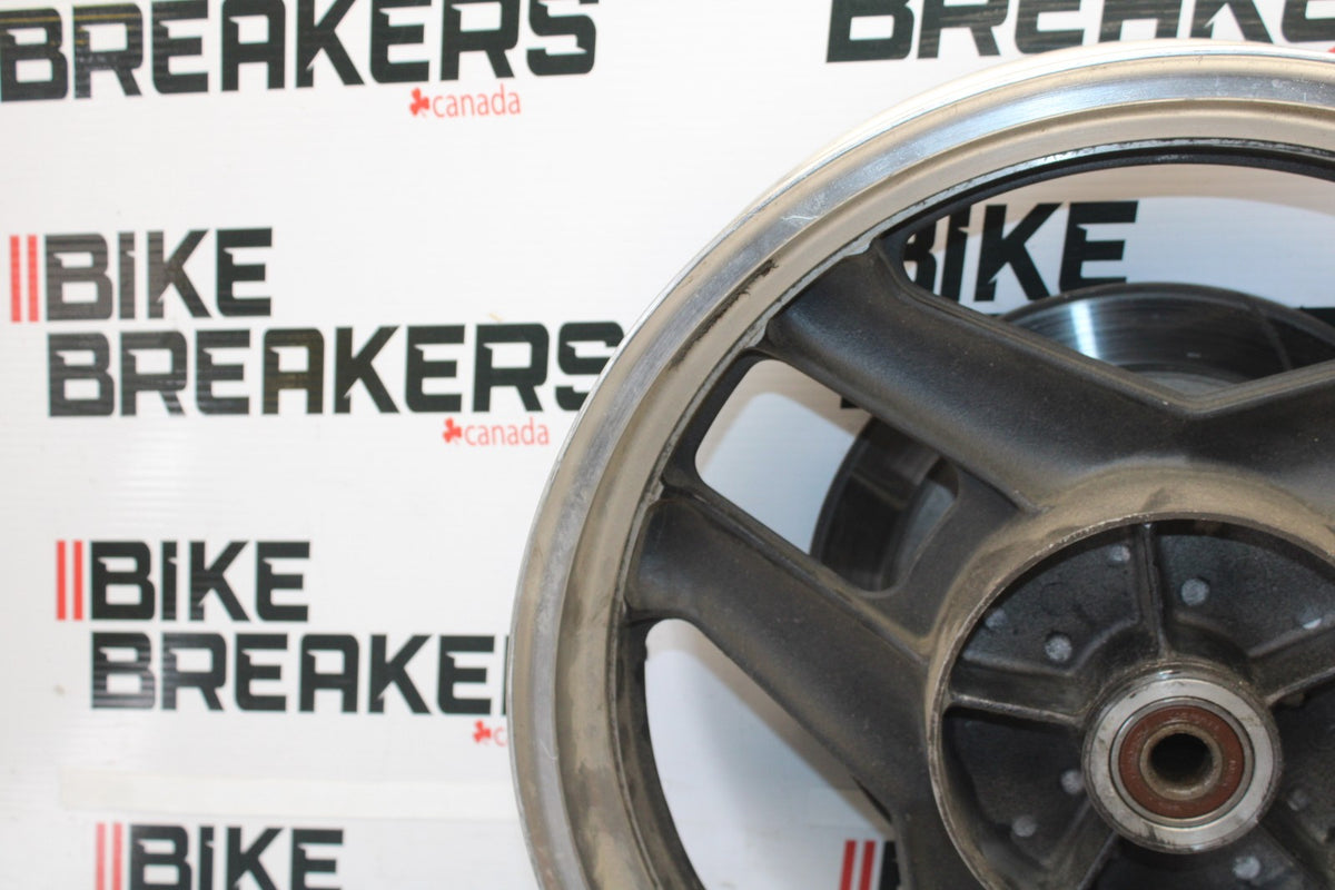 84 HONDA INTERCEPTOR 1000 VF1000F REAR WHEEL BACK RIM & ROTOR BB878