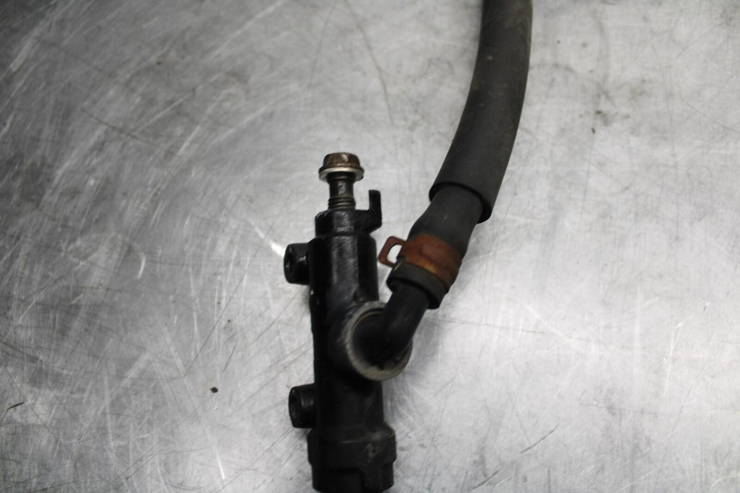 08-12 KAWASAKI NINJA 250R EX250J REAR  BRAKE MASTER CYLINDER W RESERVOIR BB496