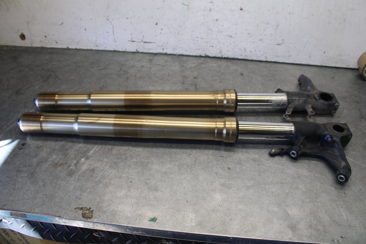 06-07 SUZUKI GSXR 600 FRONT FORKS SHOCK SUSPENSION SET PAIR  BB694
