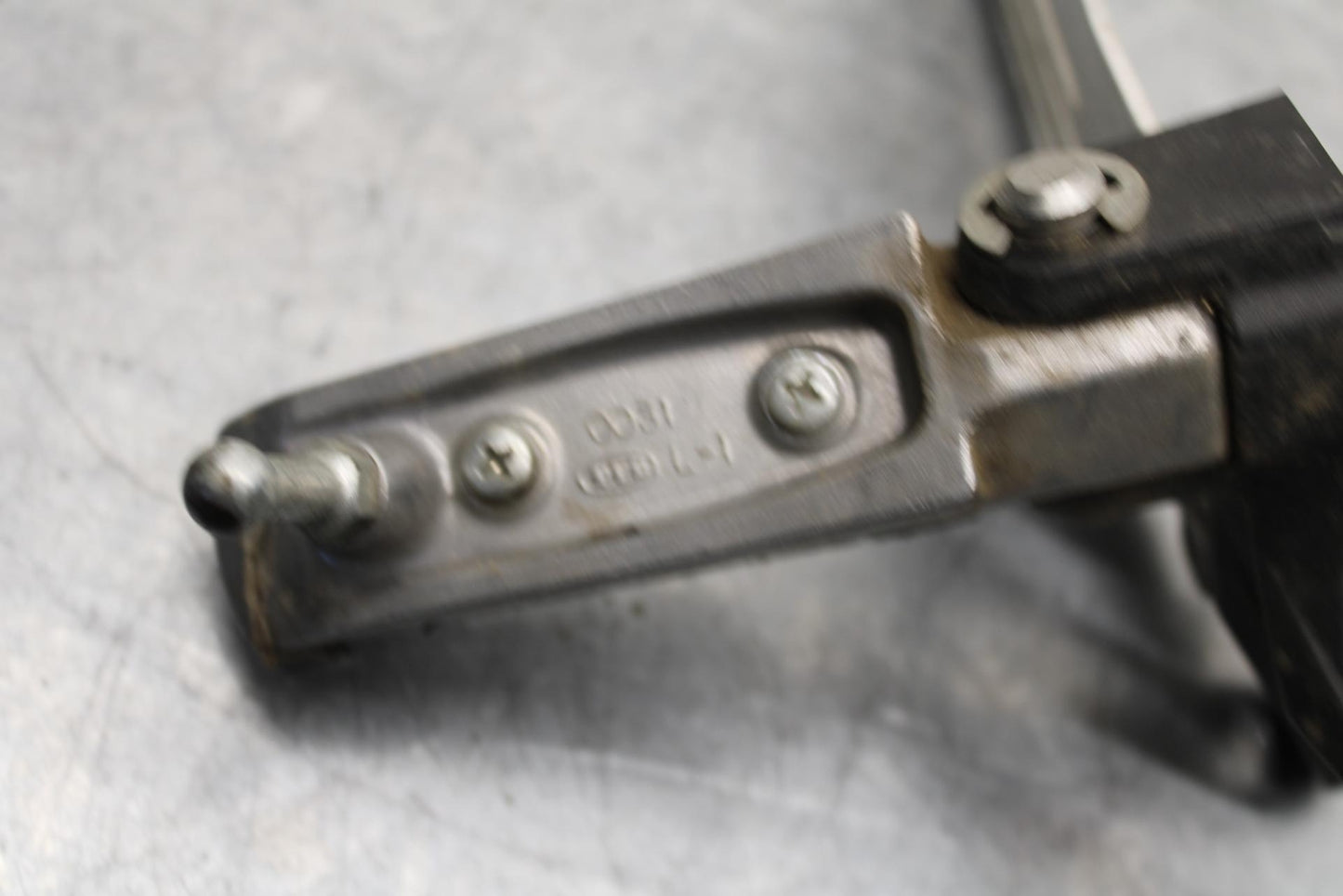 2012 Kawasaki Ninja ZX14R ZX1400E LEFT REARSET REAR SET DRIVER FOOT PEG REST BB6