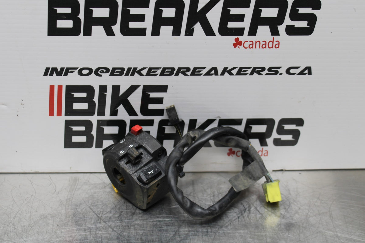 10 SUZUKI SV650 LEFT CLIP ON HANDLE HORN SIGNALS SWITCH SWITCHES BB181