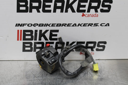 10 SUZUKI SV650 LEFT CLIP ON HANDLE HORN SIGNALS SWITCH SWITCHES BB181