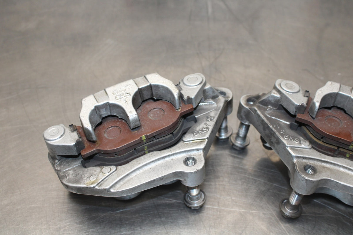 99-09 YAMAHA V STAR 1100 RIGHT LEFT FRONT BRAKE CALIPER SET PAIR CALIPERS BB853