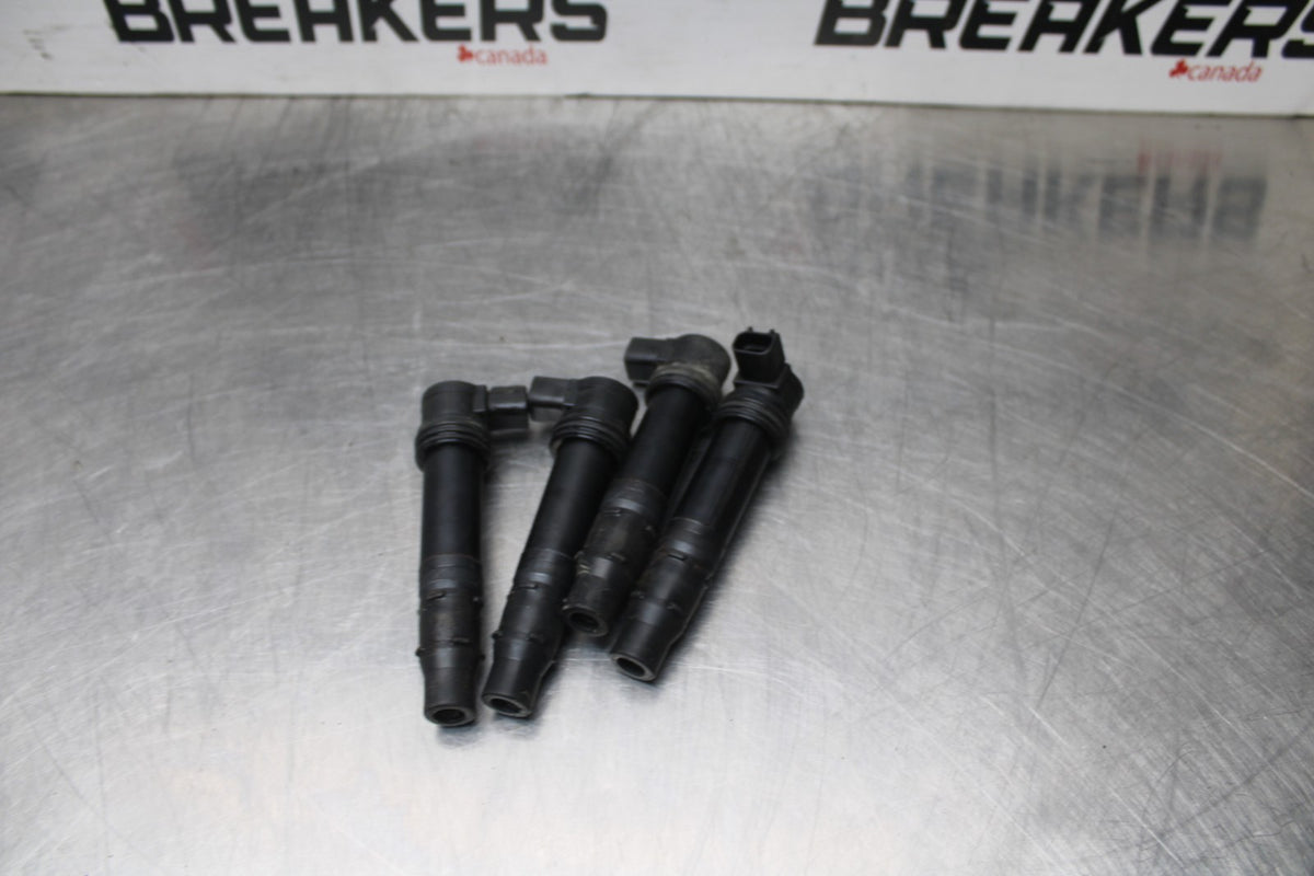 07-08 KAWASAKI NINJA ZX6R IGNITION COILS COIL SPARK PLUG CAPS 21171-1282 BB855