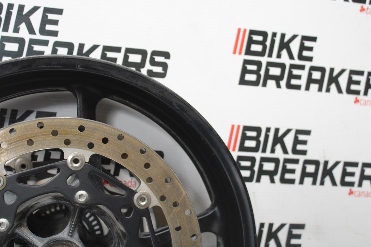 17 YAMAHA YZF R6 FRONT WHEEL FRONT RIM & ROTORS BB922