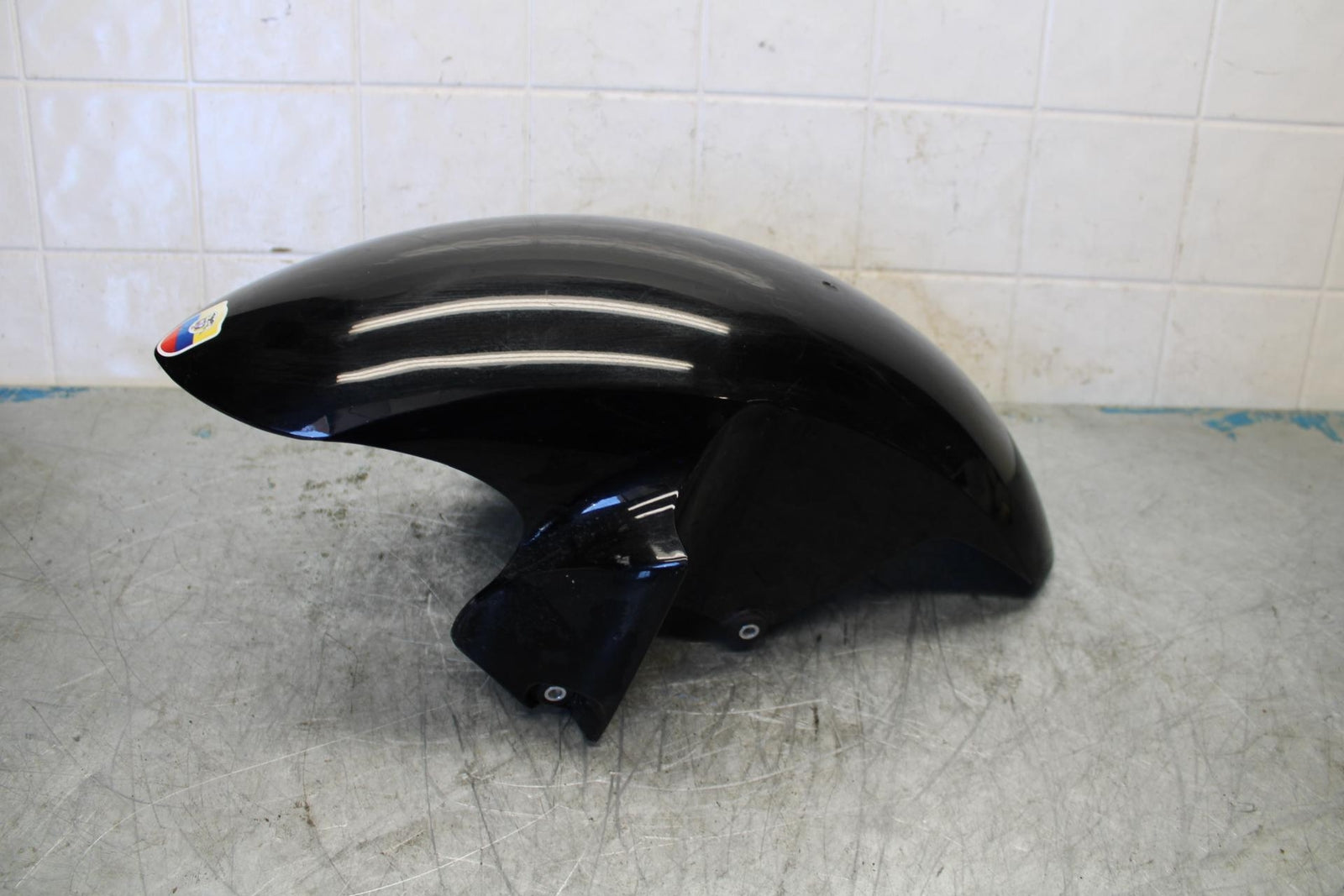 08-16 YAMAHA YZF R6 BLACK FRONT WHEEL FENDER COWL FAIRING  BB431