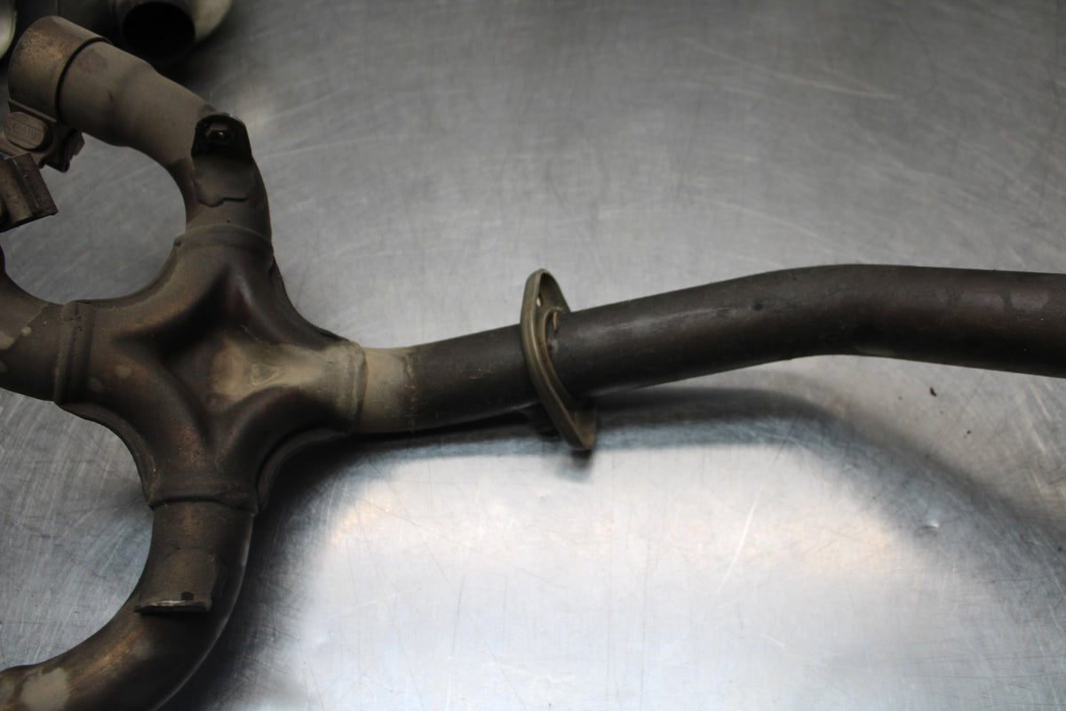 02 DUCATI MONSTER 620 FULL EXHAUST SYSTEM HEADERS PIPE MUFFLER BB851