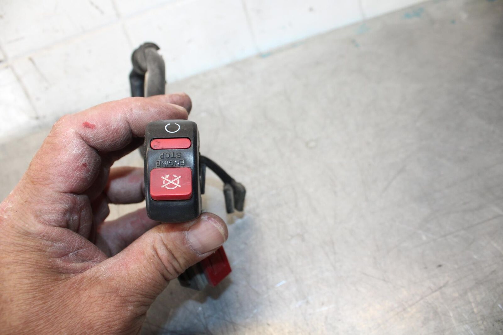 2011 Honda CBR600RR RIGHT CLIP ON HANDLE KILL OFF START SWITCH SWITCHES BB520