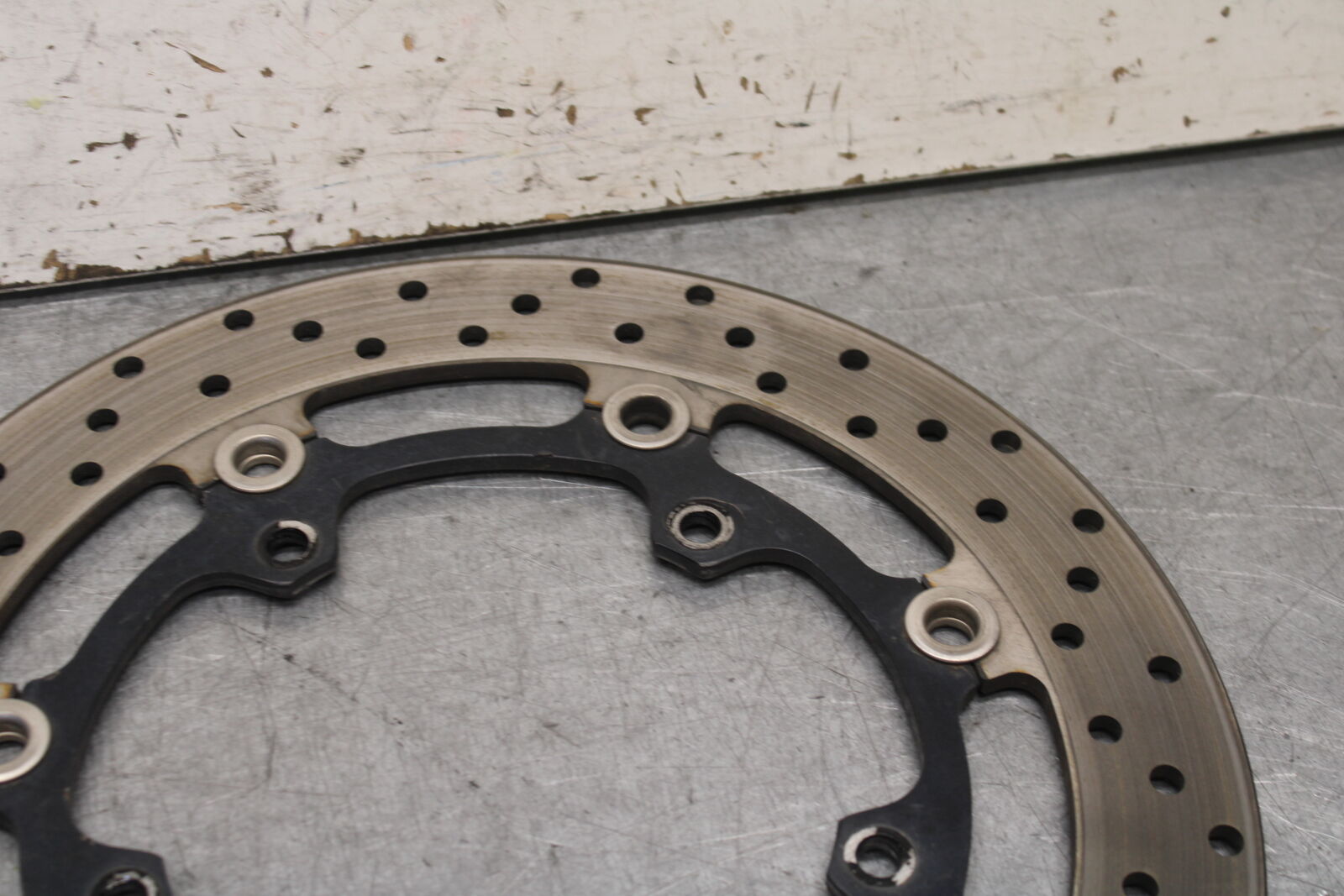 08-09 YAMAHA YZF R6S FRONT LEFT RIGHT BRAKE ROTORS DISCS 5SL-2581T-00-00  BB690