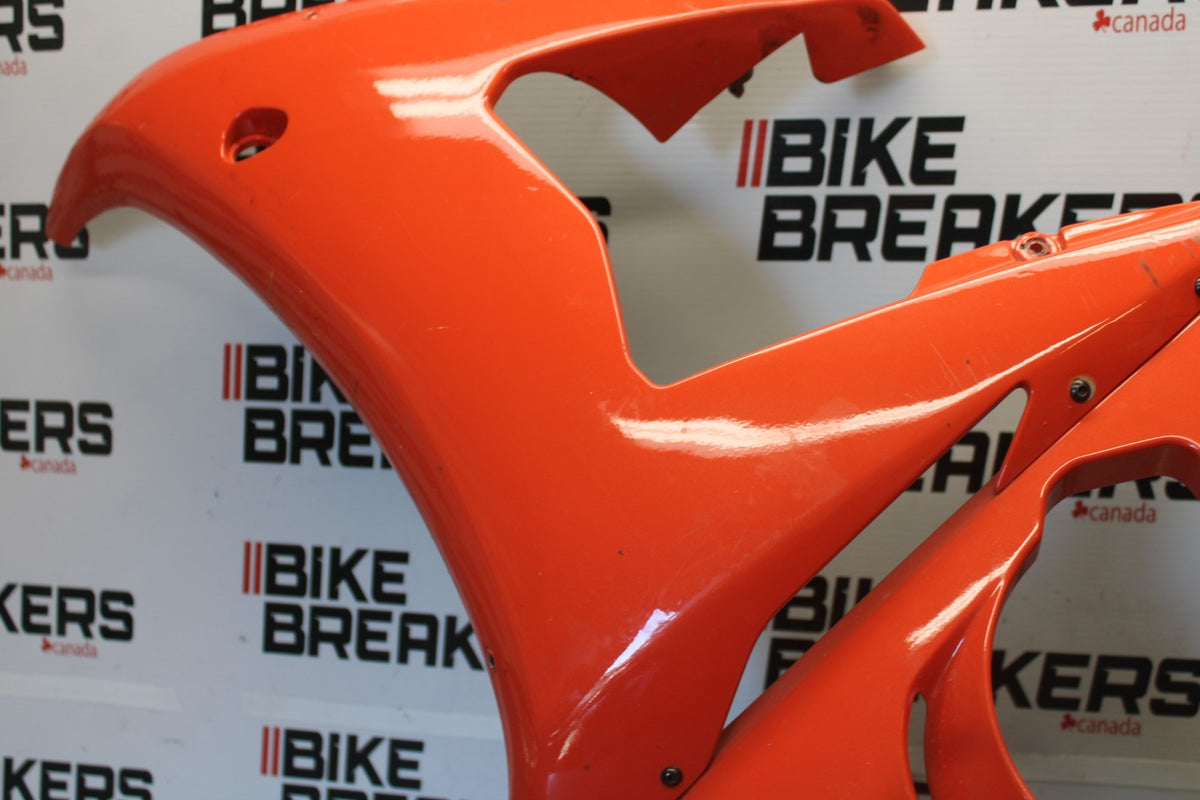 03-04 YAMAHA YZF R6 LEFT LOWER MID UPPER SIDE FAIRING COWL BB890