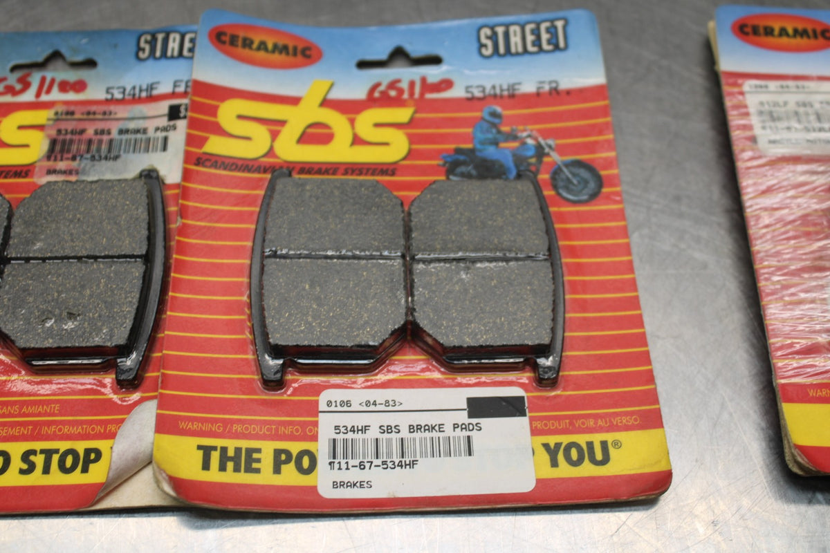 82-83 SUZUKI GS1100GL FRONT & REAR BRAKE PAD SET PAIR BB30