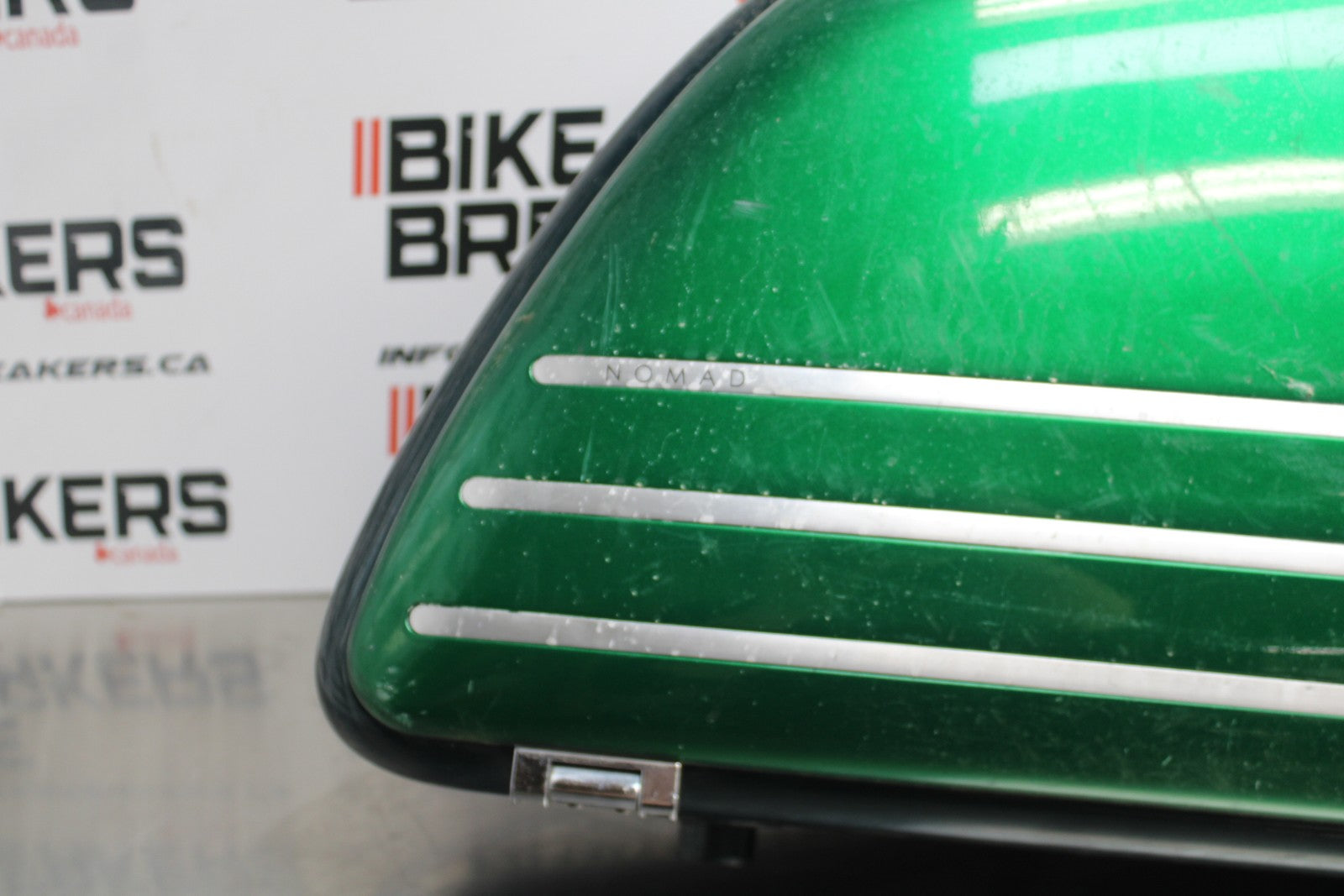 03-08 KAWASAKI VULCAN 1600 CARGO LUGGAGE SADDLEBAG BAG COMPARTMENT SET  BB196