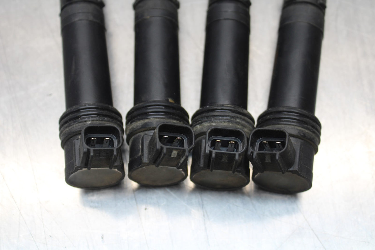 07-08 KAWASAKI NINJA ZX6R IGNITION COILS COIL SPARK PLUG CAPS 21171-1282 BB203