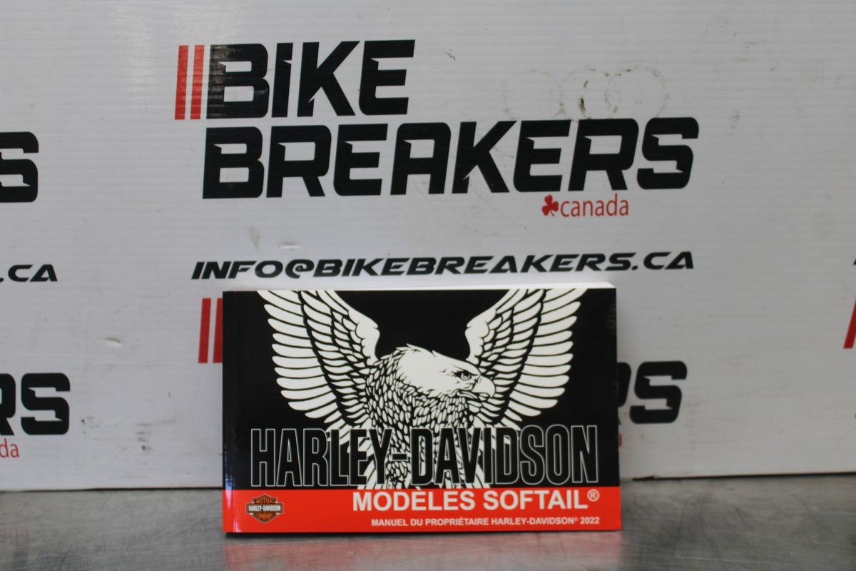 22 HARLEY-DAVIDSON SOFTAIL FRENCH ORIGINAL OWNERS MANUAL BOOK BB859