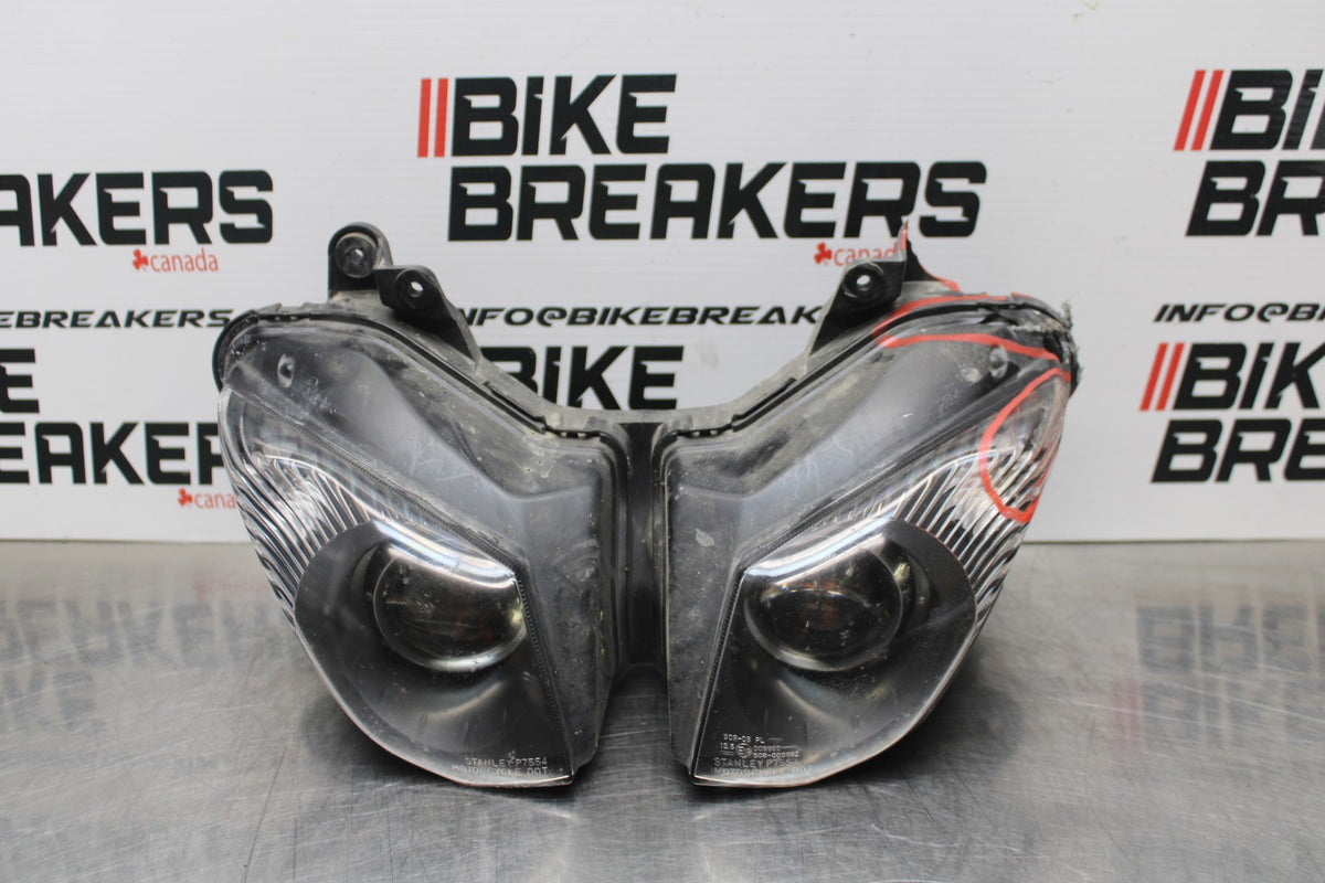 08 KAWASAKI NINJA ZX10R FRONT HEADLIGHT HEAD LIGHT LAMP BB201