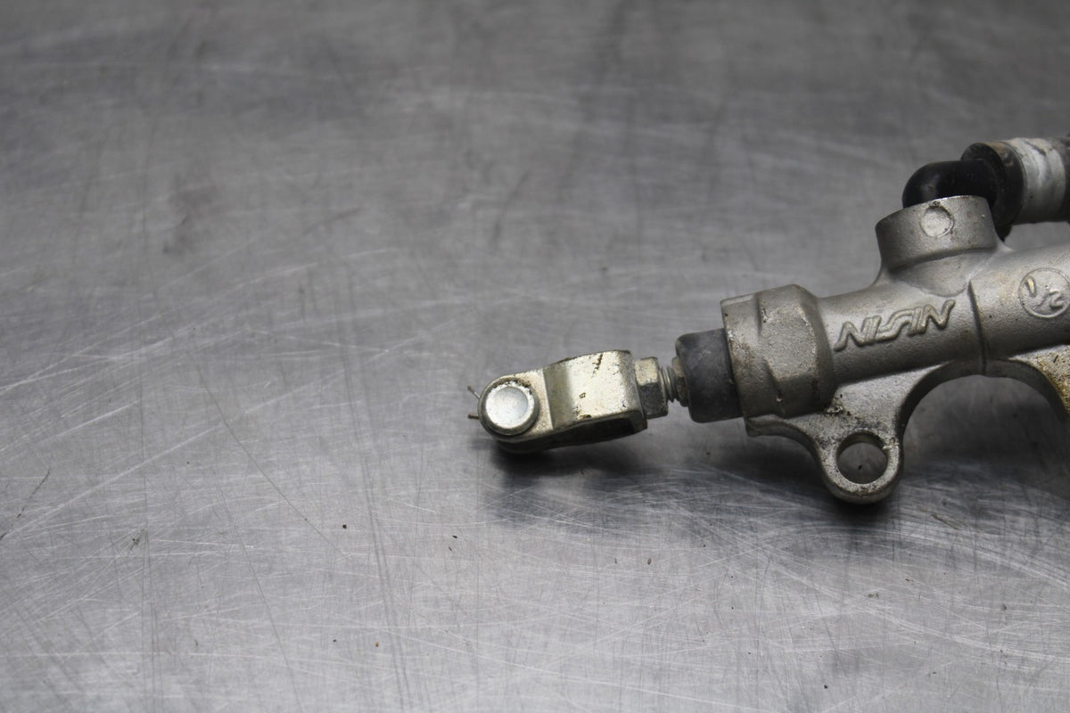 98 KAWASAKI NINJA ZX6 REAR BACK BRAKE MASTER CYLINDER W RESERVOIR BB870