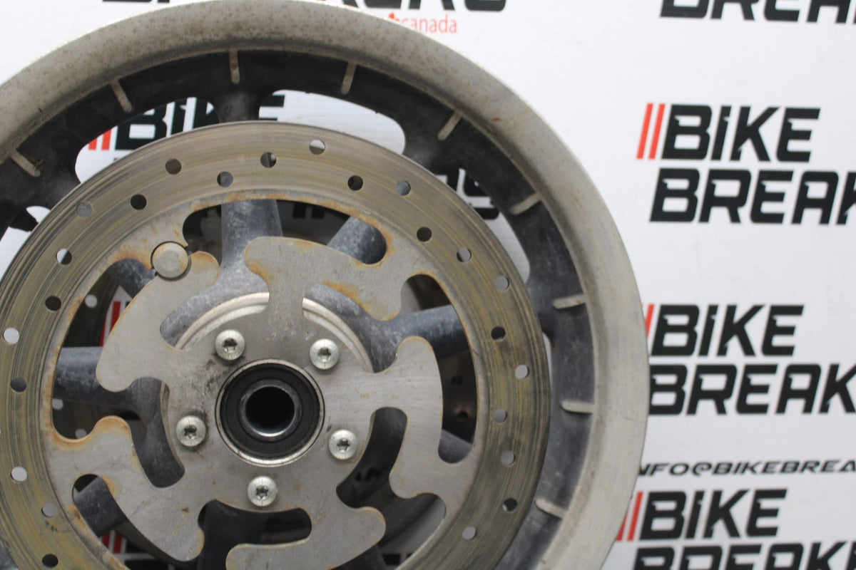 08 HARLEY-DAVIDSON ELECTRA GLIDE POLICE EFI FLHTPI FRONT WHEEL RIM BB816