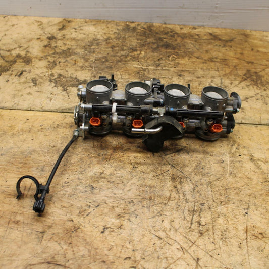 13-18 KAWASAKI NINJA ZX6R MAIN FUEL INJECTORS / THROTTLE BODIES BB342