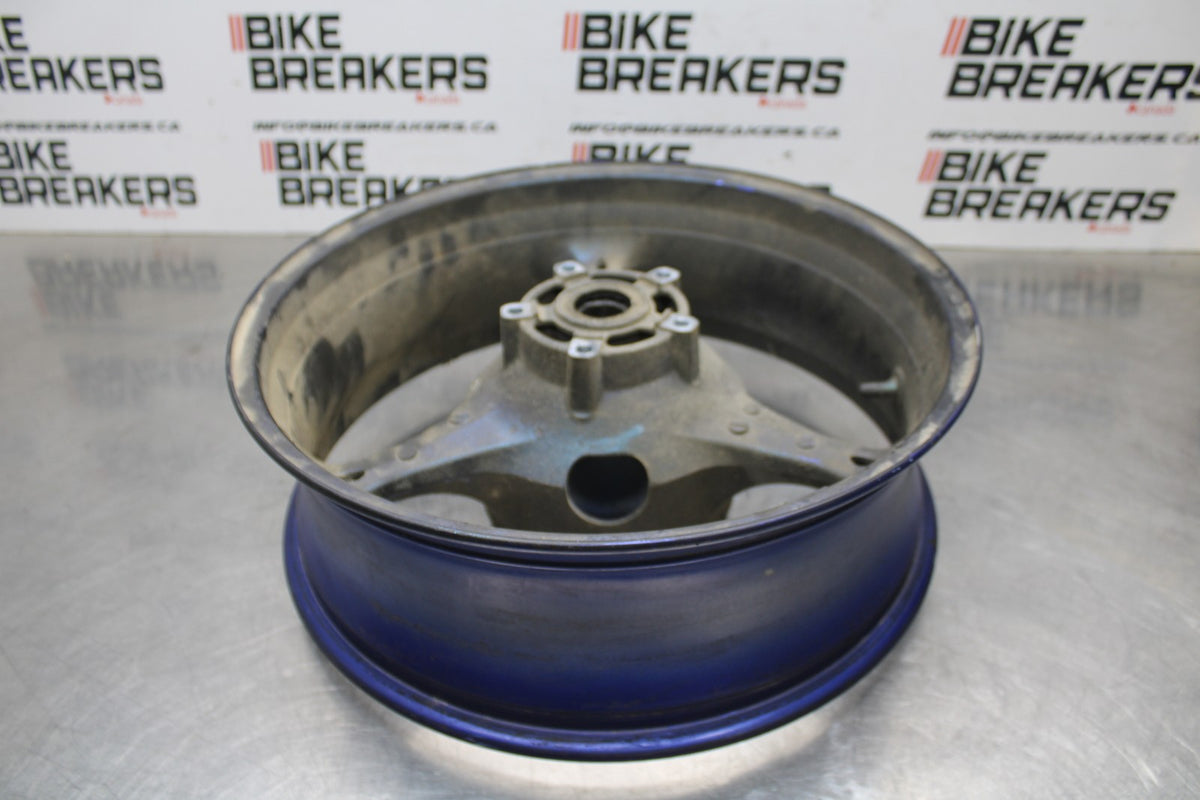 06-07 SUZUKI GSXR600 REAR WHEEL BACK RIM & ROTOR BB836