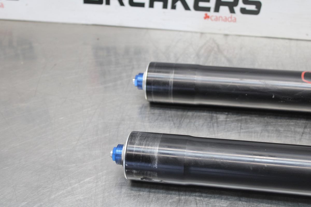 12 TRIUMPH STREET TRIPLE R FRONT FORKS SHOCK SUSPENSION SET PAIR BB914