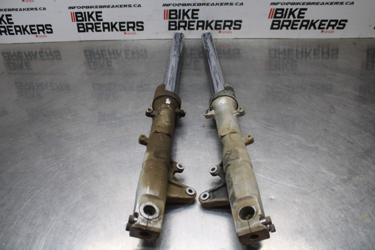 98-05 HONDA SUPER HAWK 1000 VTR1000F FRONT FORKS SHOCK SUSPENSION SET PAIR BB821