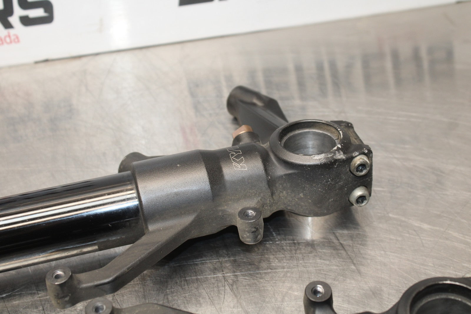 08 KAWASAKI NINJA ZX10R FRONT FORKS SHOCK SUSPENSION SET PAIR BB201