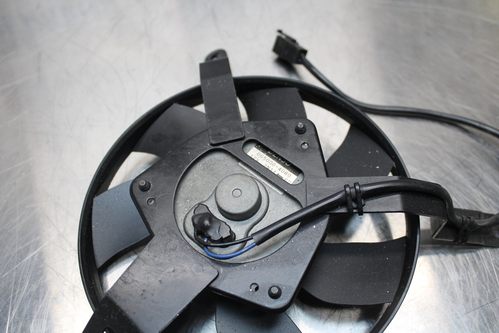 13-17 KAWASAKI NINJA ZX6R ZX636 ABS ENGINE RADIATOR COOLING FAN BB143