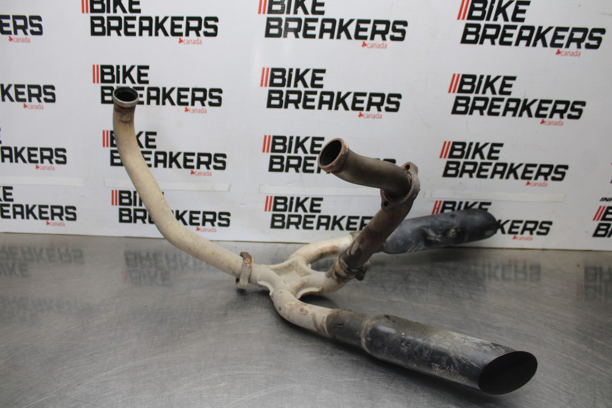 05 DUCATI SUPERSPORT 800 FULL EXHAUST SYSTEM HEADERS PIPE MUFFLER BB913