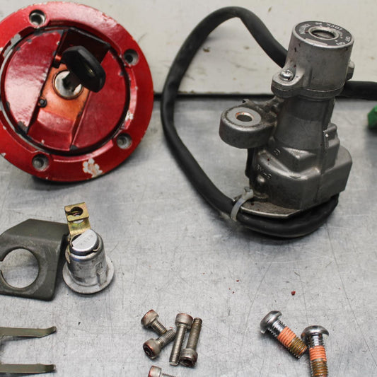 2006 Suzuki SV650 IGNITION LOCK KEY SET / GAS CAP AND SEAT LOCK 37000-16841 BB93