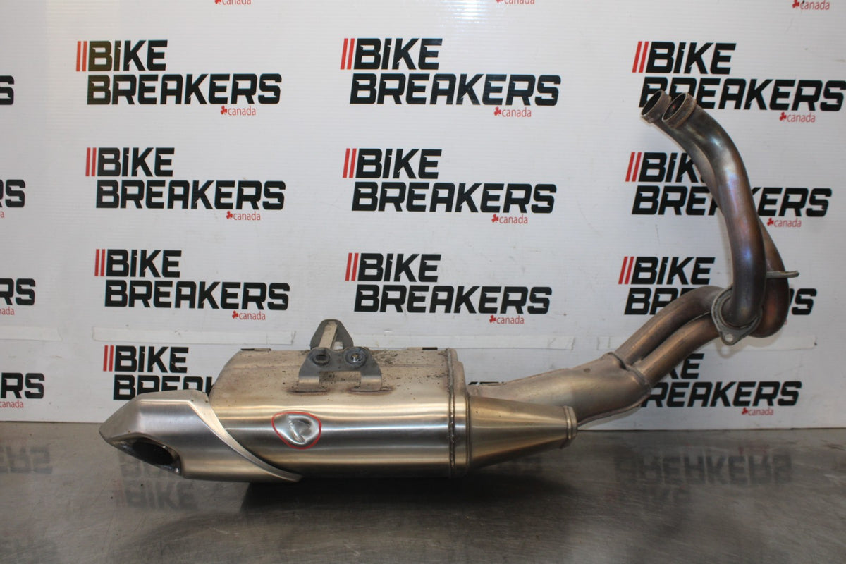 12 KAWASAKI NINJA 650 EX650E FULL EXHAUST SYSTEM HEADERS PIPE MUFFLER BB926