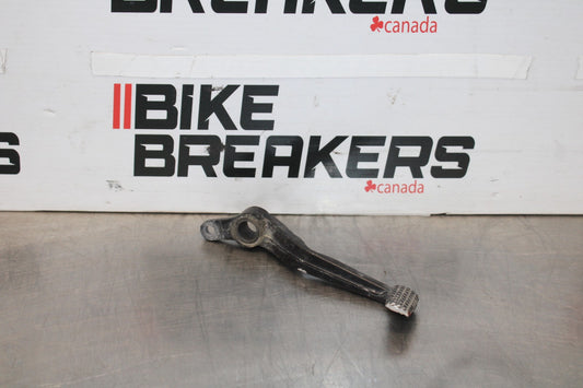 08 KAWASAKI ZX6R RIGHT REARSET BRAKE FOOT PEDAL BB896