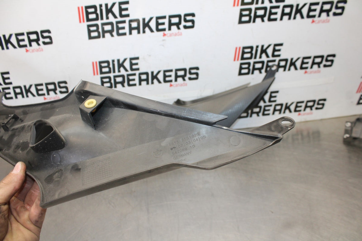 17-20 BMW S1000R RIGHT LEFT FRONT SIDE SEAT PANELS TRIMS COWLS FAIRINGS BB909