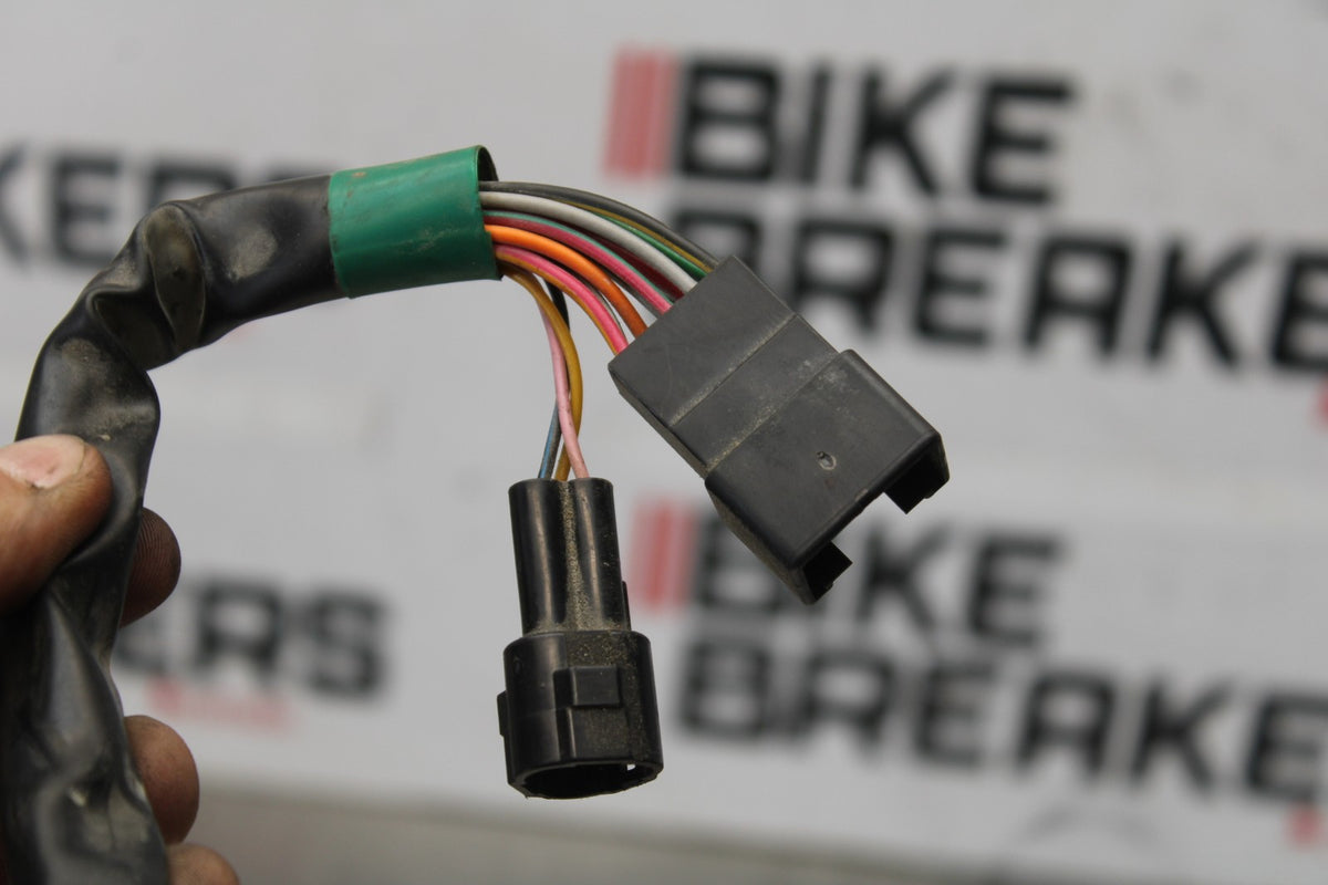 13-18 KAWASAKI NINJA ZX6R LEFT CLIP ON HANDLE HORN SIGNALS SWITCH SWITCHES BB908